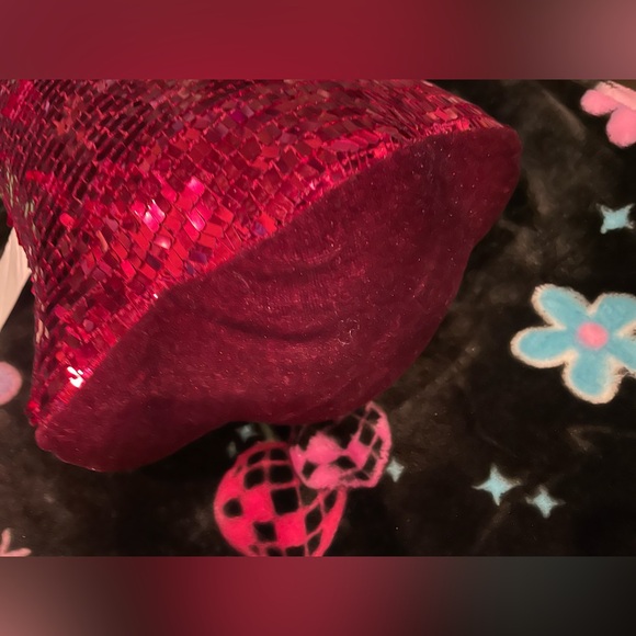 CHRISTIAN SIRIANO NWT Halloween Hot Pink Sequin Plush Weighted Ghost 👻💖🪩 - Picture 9 of 10